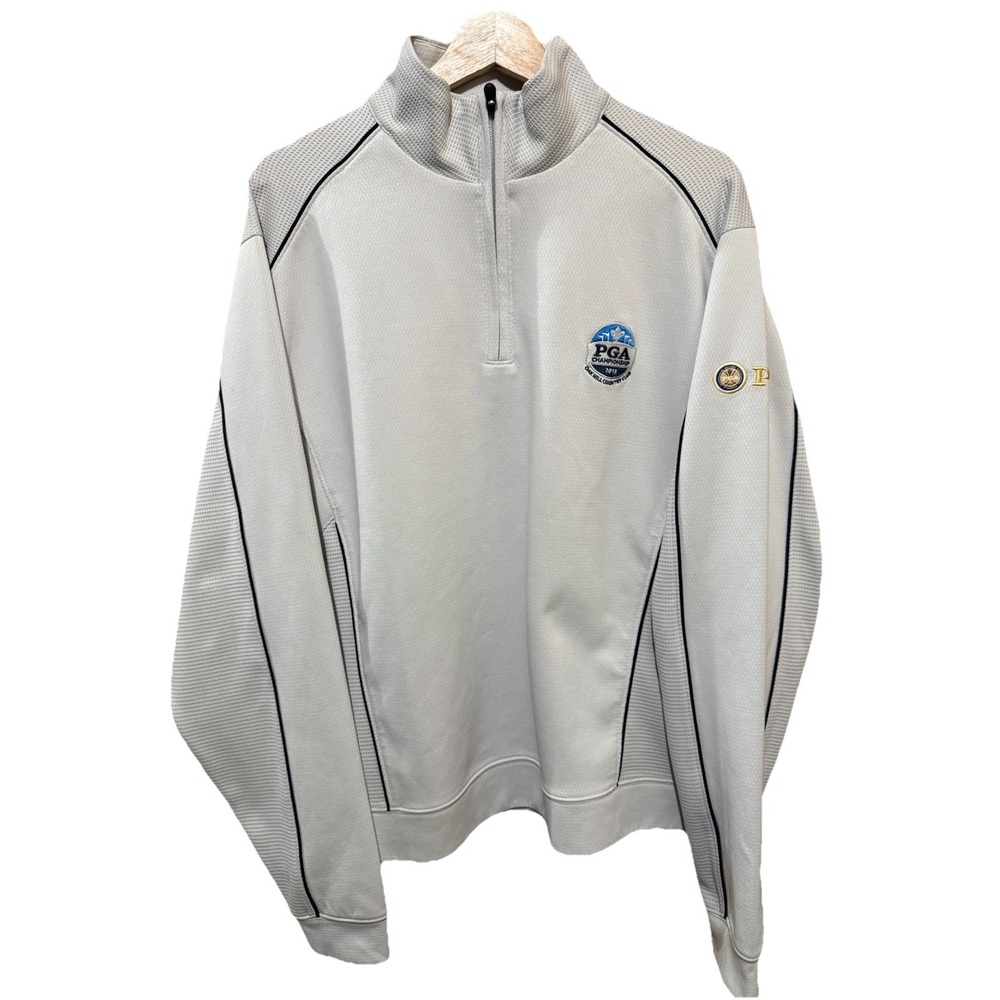Cutter & Buck DryTec 1/4 Zip Jacket Mens Medium 2013 PGA Championship Oak Hill